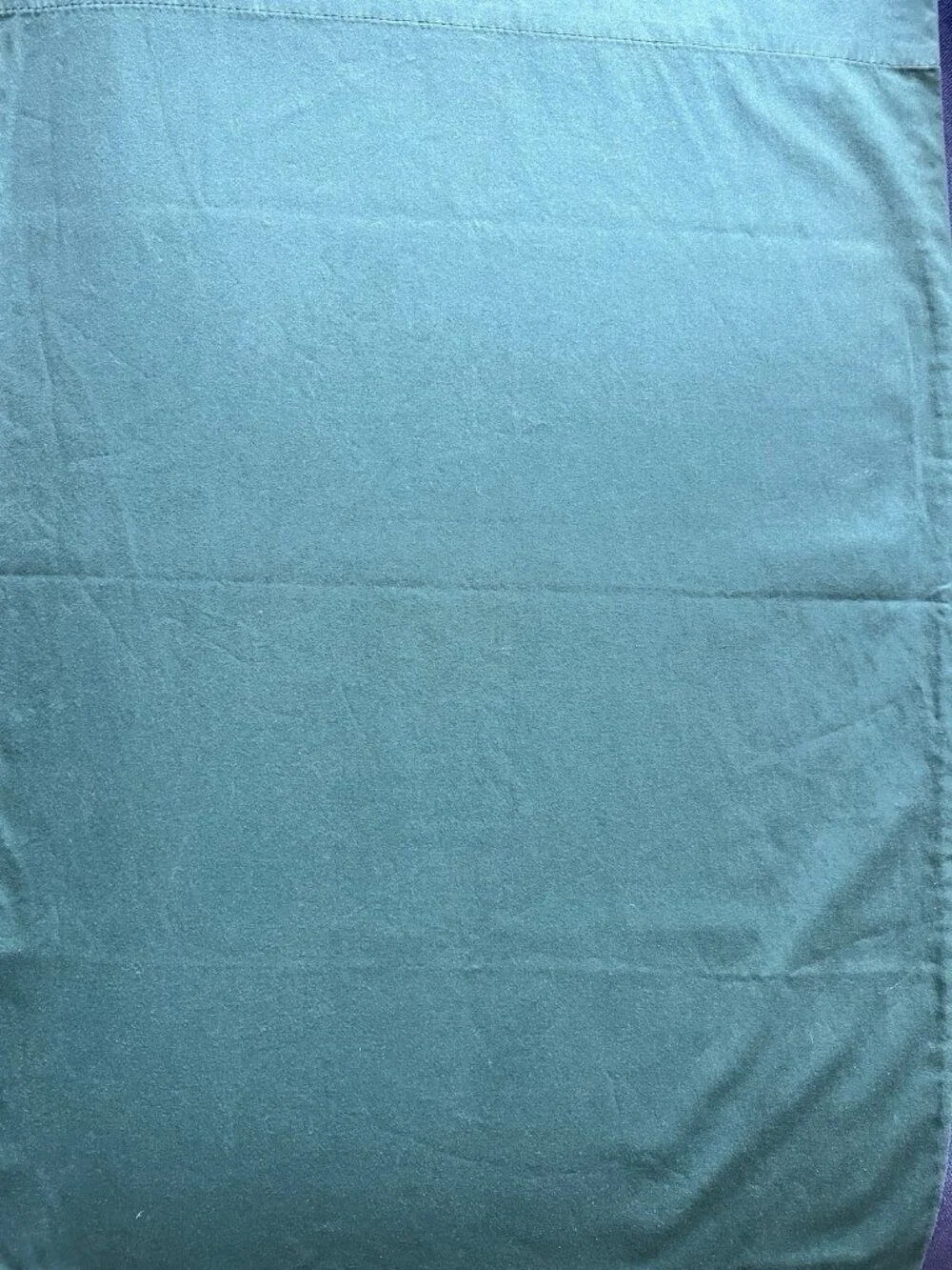 SPRINGS Pillowcases Standard Pair Deep Green 50% Cotton-Polyester Made in USA